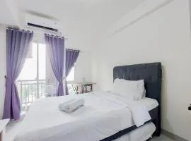 Minimalist and Homey Studio Akasa Pure Living BSD Apartment By Travelio