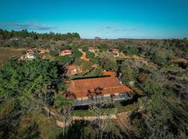 Fazenda Rosmaninho，位于戈亚斯州上帕莱索的山林小屋