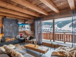 Chalet de luxe skis aux pieds, jacuzzi et sauna - FR-1-809-2，位于雷塞兹的酒店