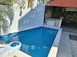 Casa para mas 20 personas con alberca en su interior