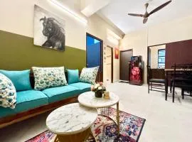 Cozy 2BHK Apt near Ruby Hospital & EM Bypass