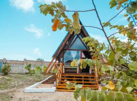 Unique A-Frame Cabin near to Nungwi Beach，位于南威的露营地