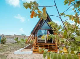 Eco-Friendly A-Frame Cabin 10min to Nungwi Beach