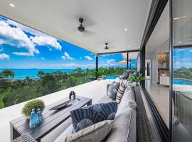 'Nine Islands' Airlie Beach Luxury Holiday Home with ocean views，位于埃尔利海滩的酒店