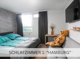 Moderne 3-Zimmer-Wohnung im Herzen von Darmstadt - Zentrale Lage, Komfort & WLAN，位于达姆施塔特的酒店