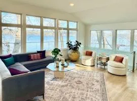 Modern Home with private beach on St. Croix River