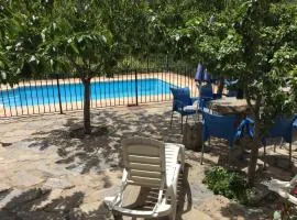 Beautiful holiday home in Laroya with shared pool