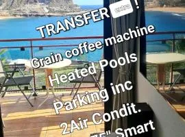 DELUXE 3 Rooms74m2,2Air Condit 2TV SEAVIEW on AMADORES,2 heatPOOLs, PARKING, 600 MB,Dishwasher,2Lift,,3 BEACHes
