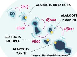 Alaroots Moorea，位于莫雷阿的青旅