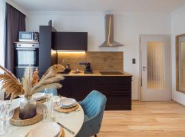 SchillerApartment Hof, Küche, 24h Digital-Checkin, Parkplatz, WLan250MBit，位于霍夫的酒店