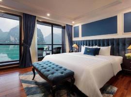 Ha long & Lan Ha Bay cruise 2 Days 1 Night from Hanoi，位于下龙湾的船屋