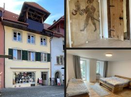 a knight's splendid apartment，位于Büren an der Aare的酒店