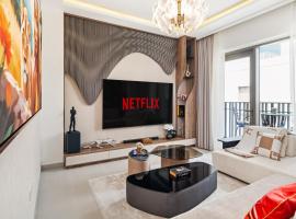 Modern Apartment in Dubai Creek Harbour By DuStay，位于迪拜的乡村别墅