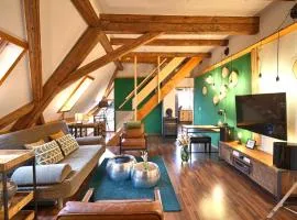Green Loft Schwarzwald - Dach-Balkon--Musik-Ecke
