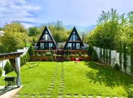 Modern Wood Cottages，位于姆茨赫塔的露营地