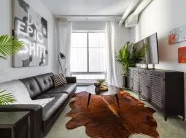 Chic & Cozy Loft near Rogers Place, LRT, Jasper Ave