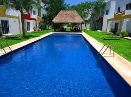 Casa Sol Playa del Carmen Villas with Swimming Pool Close to the Beach