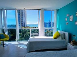 Apartamento de playa en coronado con vista al mar，位于普拉亚科罗纳多的酒店