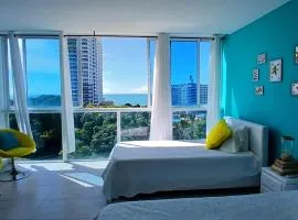 Apartamento de playa en coronado con vista al mar