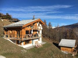 Apartment Chalet Mont Noble, 4 Vallées，位于Hérémence的酒店