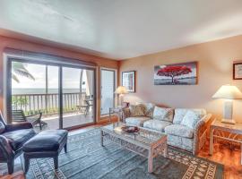 Kaunakakai Condo with Private Lanai and Ocean Views!，位于考纳卡凯的酒店