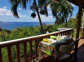 CARPE DIEM VILLA "Studio Apartment" Caribbean Sea views even from the Beds，位于Castara的酒店