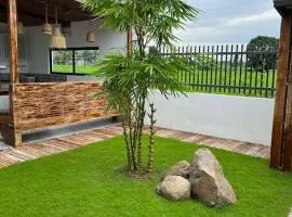 peaceful bamboo farm villa