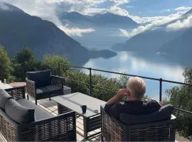 Chalet with amazing fjord view in Lingåsen