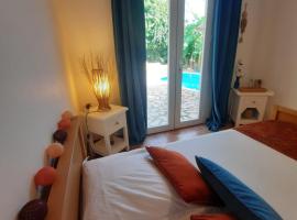 Chambre indépendante donnant sur piscine，位于勒马兰的酒店
