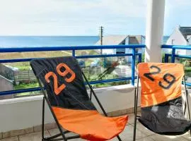 LocaLise - C02 - Vue mer - Balcon - Plage juste à côté - Centre et port à pied - Wifi inclus - Draps inclus - Animaux bienvenus