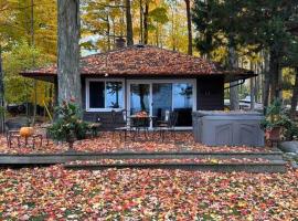 Cozy Lakefront Cabin，位于Shanty Bay的酒店