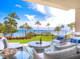 KBM Resorts FREE CAR Anuenue At Montage Kapalua Bay Oceanfront Villa Pool beach access，位于卡普鲁亚的酒店