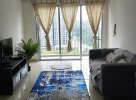 Cozy Luxe Condo in Southville City，位于班吉的酒店