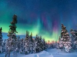 Secret Lapland - Luxury Villa Siida with Northern Lights Hut