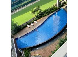 Podomoro Apartment Pool View-Direct Access Deli Park Mall-5th Floor-Min 2N，位于棉兰的分契式公寓