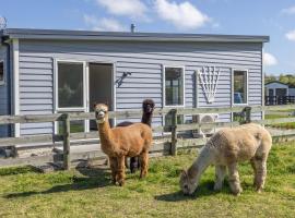 Alpaca Serenity Farmhouse，位于Sandy Knolls的酒店