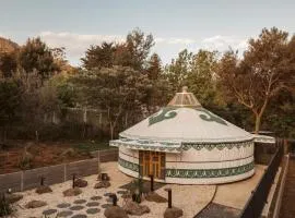 Mongolian Crafted Yurt with Private Spa and Spectacular Views