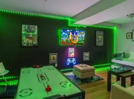 Retro Arcade & Gaming Home by Pako Stays