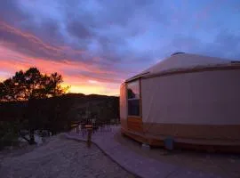 Yurt Overlook #10 with AC and Private Bath 2 Kings