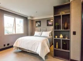 Flat com lazer, Wi-Fi e otima localizacao