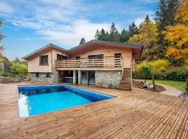 Chalet La Perle Verte, luxe, piscine, spa et sauna