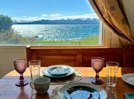 Lake bandurrias con vista infinita al Nahuel