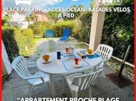 "FONTAINE DU VEILLON" Appartement 4 personnes en rez de jardin, proche plage & commerces