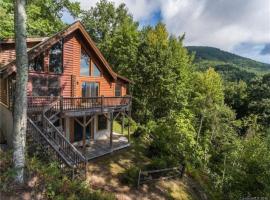 Beautiful Log Cabin with Panoramic Views，位于马吉谷的酒店