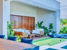 Casa de Praia - S&atilde;o Lu&iacute;s - MA，位于圣若泽-迪里巴马尔的带热水浴缸的酒店