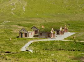 Múlafossur Cottages by famous waterfall in Gásadalur