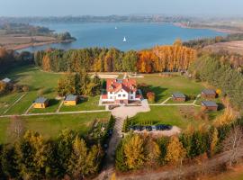 Przystań Jeziorany - willa nad jeziorem - Warmia i Mazury，位于Jeziorany的酒店