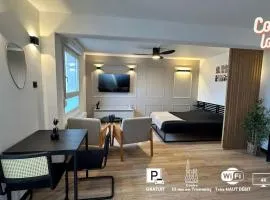 Charmant Studio Neuf, Hypercentre, Parking, Balcon