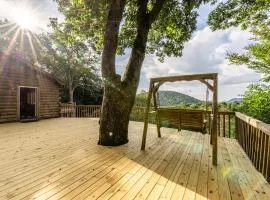 Lodge Cabin Feed Brush Horses Mountain View Hot Tub Fireplace