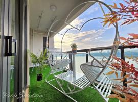 Full Seaview 3BR Johor Bahru CIQ 9-10 pax，位于新山的公寓